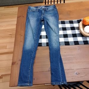 Universal thread women's jeans size 2-26r mid-rise skinny